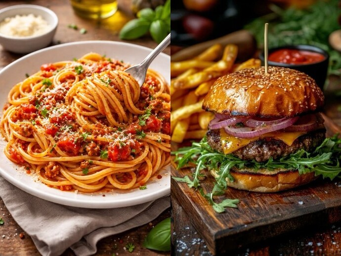 Hamburger mi , Şpagetti mi?