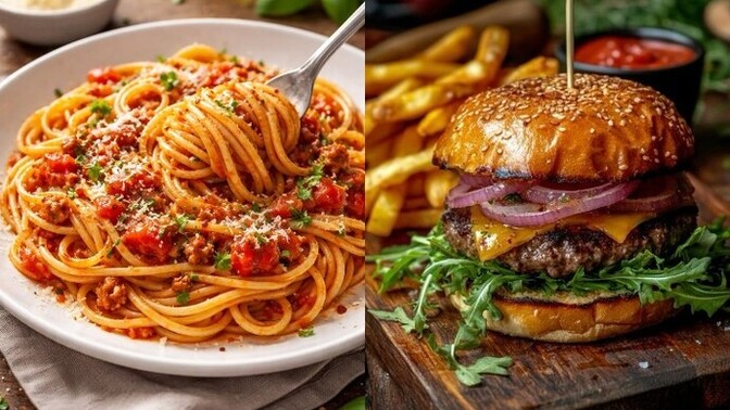Hamburger mi , Şpagetti mi?
