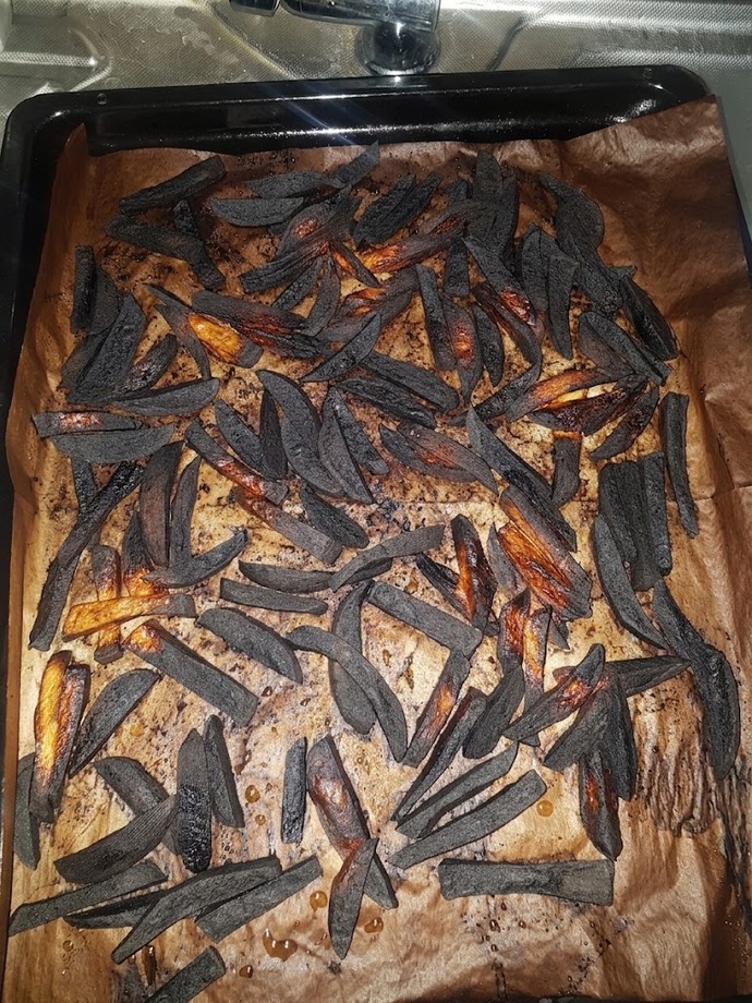 Fırında patates yaptım sizce hamarat mıyım?
