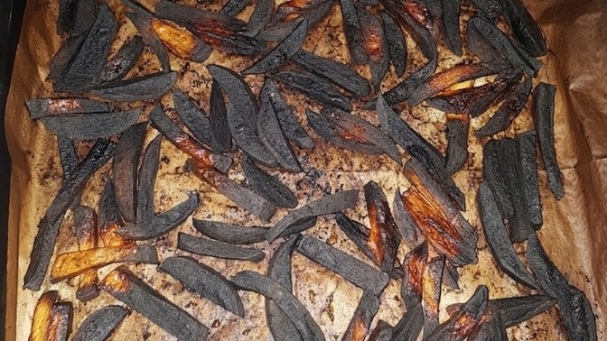 Fırında patates yaptım sizce hamarat mıyım?