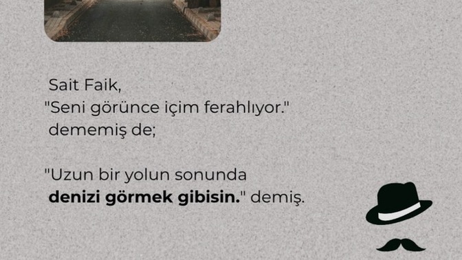 Görünce içinizi ferahlatan insanlara ne diyorsunuz?