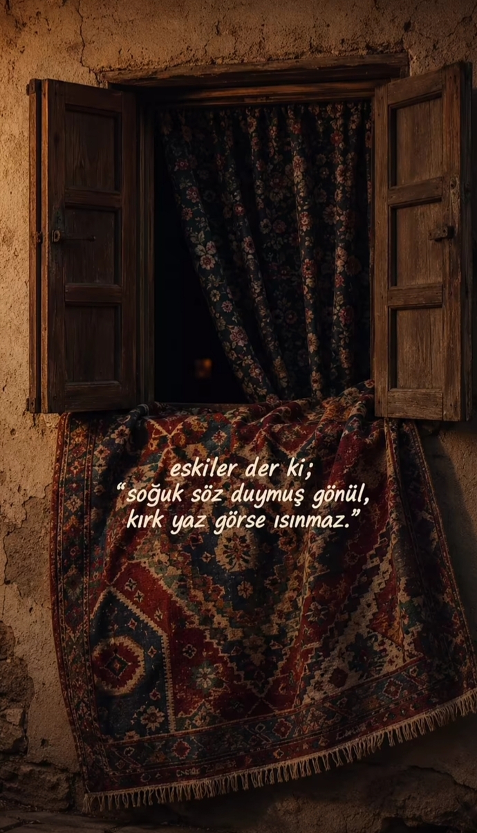 Birinden soğumak için tek bir söz yeter mi?