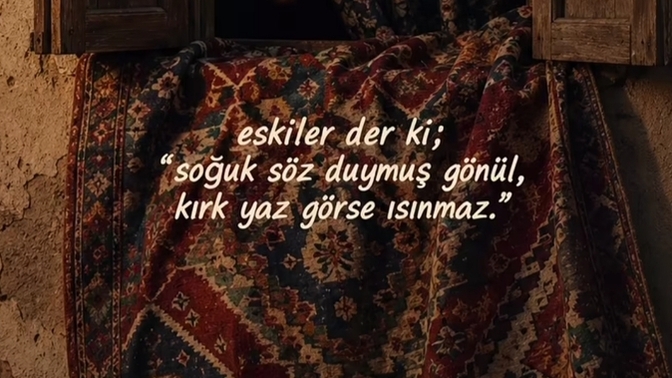Birinden soğumak için tek bir söz yeter mi?