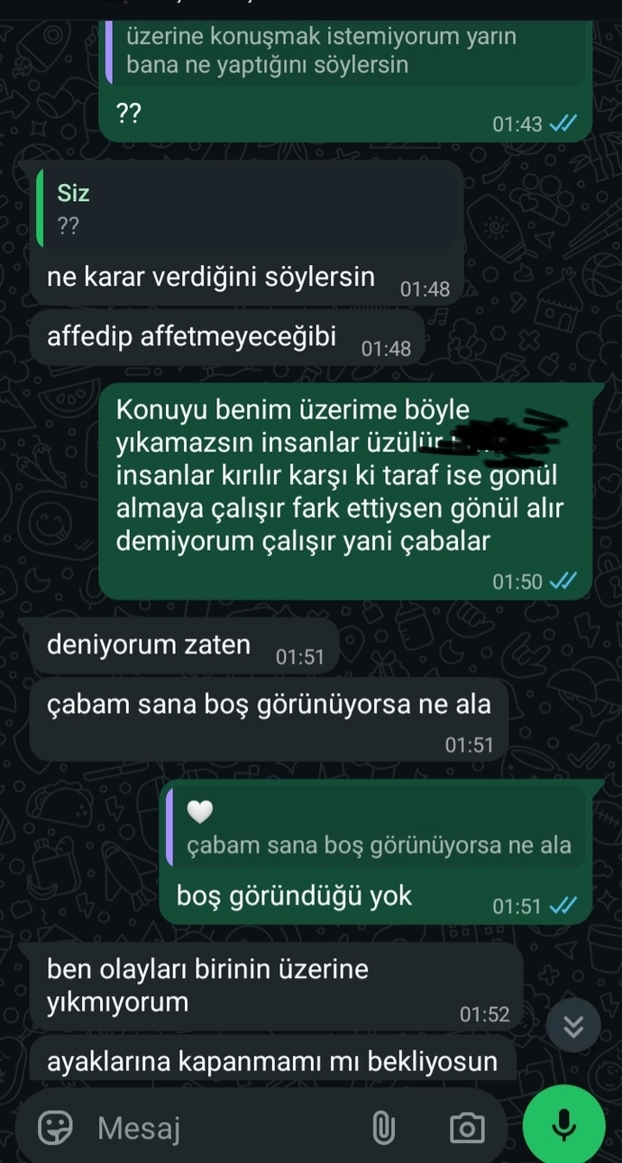 Kanser geçmişimi bilen ciddi sevgilim tartışmada beni kırıp ağlarsa ne yapmalıyım?