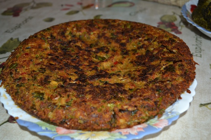 Tavada sebzeli hamsi