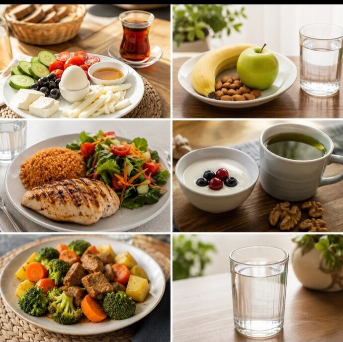 Bir gün boyunca neler yersiniz? 🍽️ Günlük beslenme rutininiz nasıl?