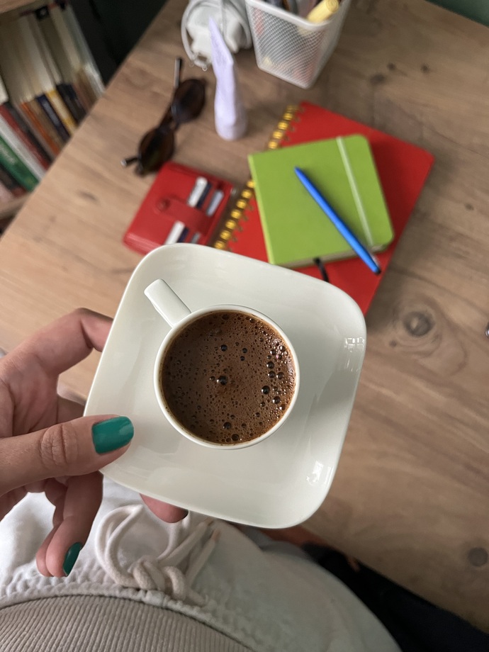 Türk kahvesi yaptım içer misiniz?