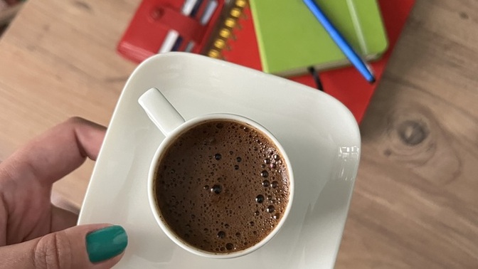 Türk kahvesi yaptım içer misiniz?