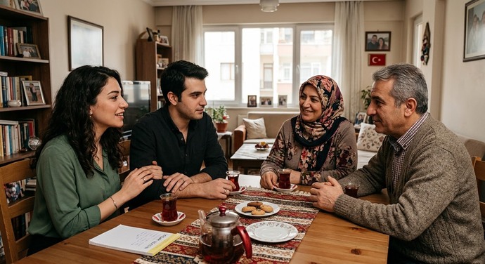 Evlenince eşiniziniz ailesiyle yaşar mısınız?