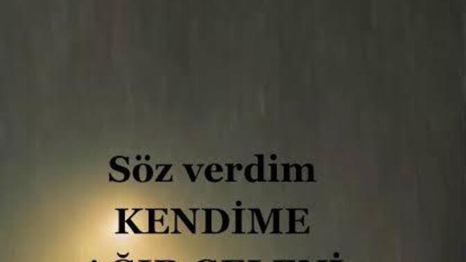 En son kendinize verdiğiniz hangi sözü tuttunuz?