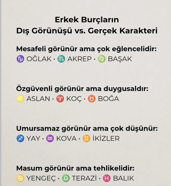 Hangi burç erkeğinden olmaz kızlar?
