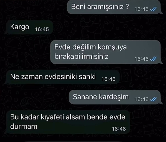 Evinize sık sık kargo gelir mi?