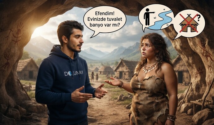 Evinizde tuvalet banyo var mı?