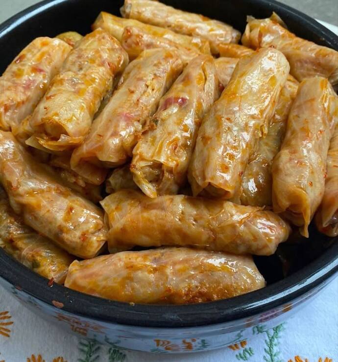 Beyaz lahana dolması sever misiniz?