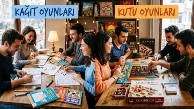 Zekâ oyunlarında kağıt oyunlarını mı yoksa kutu oyunlarını mı daha çok seversiniz?