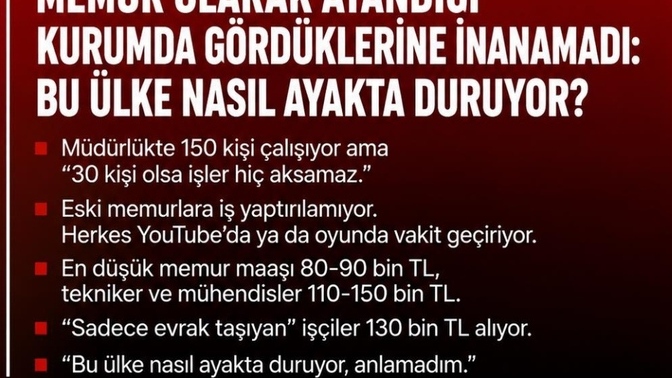 Devlet ne zaman memurlara el atacak?