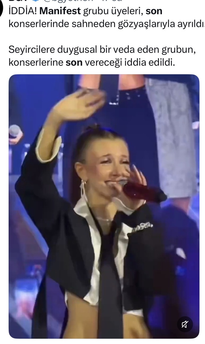 Manifest dün İzmir’de son konserini mi verdi, sizce gruplar dağılıp konserleri bırakmalı mı?