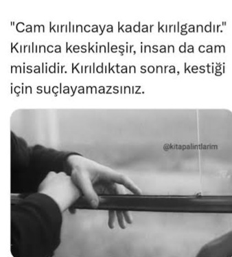 Kırdıkları yerden kırar mısın insanları?