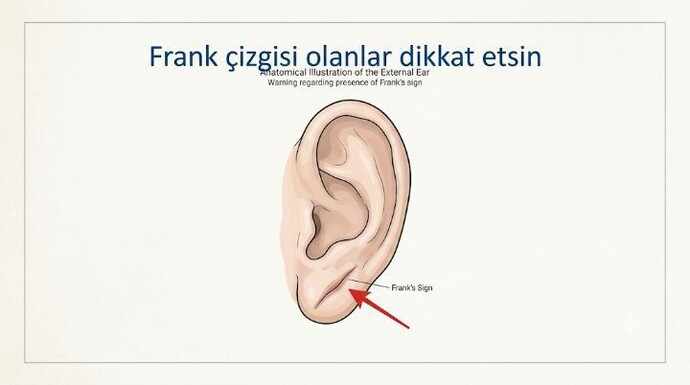 Kulaktaki Frank Çizgisi sosyal medyada gündem oldu! Sizde de var mı?