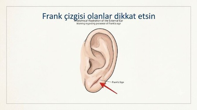 Kulaktaki Frank Çizgisi sosyal medyada gündem oldu! Sizde de var mı?