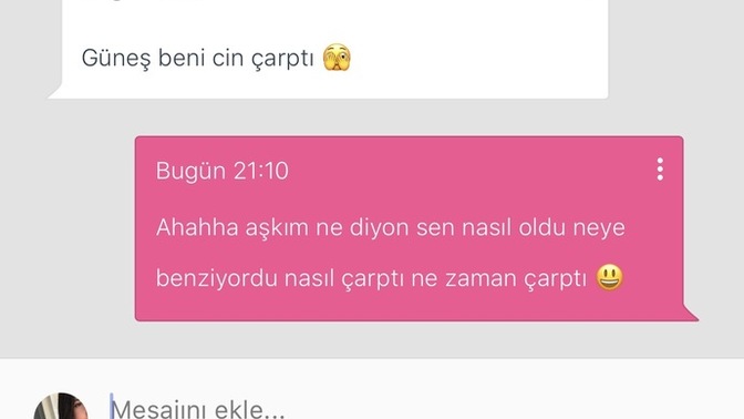 Arkadaşlarınızdan ilginç mesaj alır mısınız?