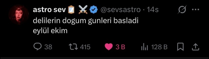 Doğduğun ayı seviyor musun?