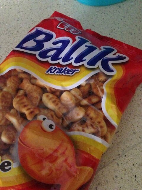 Hiç balık kraker gördün mü/yedin mi?