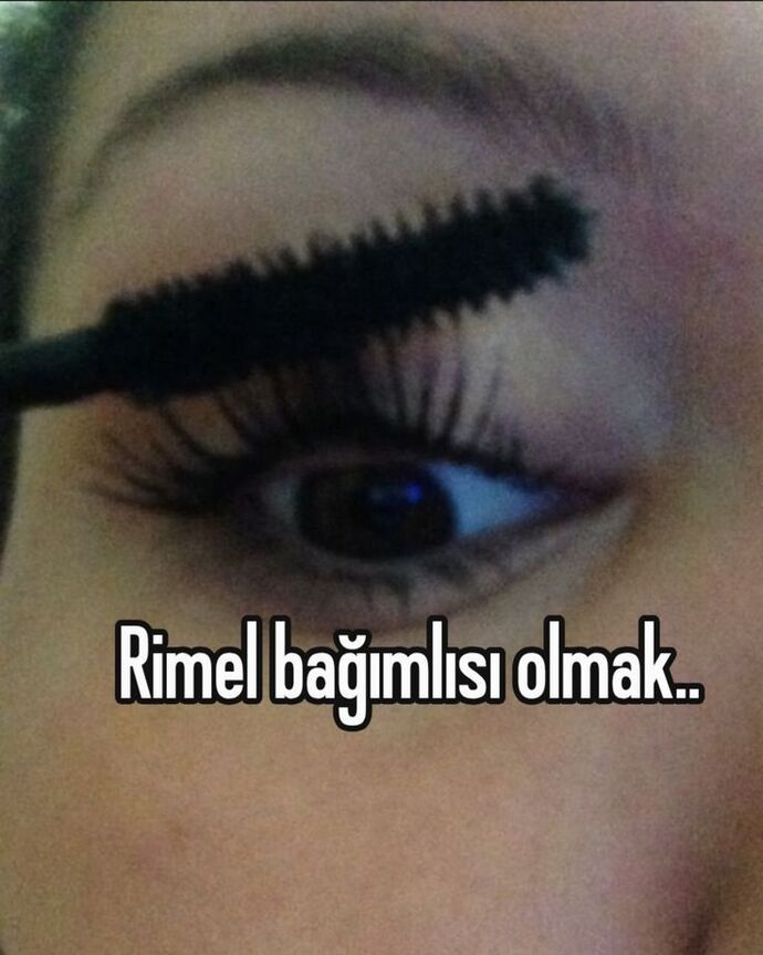 Sizde rimel bağımlısı mısınız?