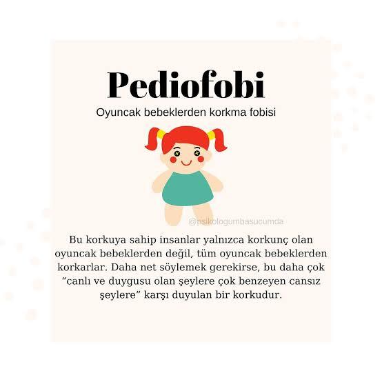 Pediofobisi olan var mı. Sizce saçma bir fobimi?