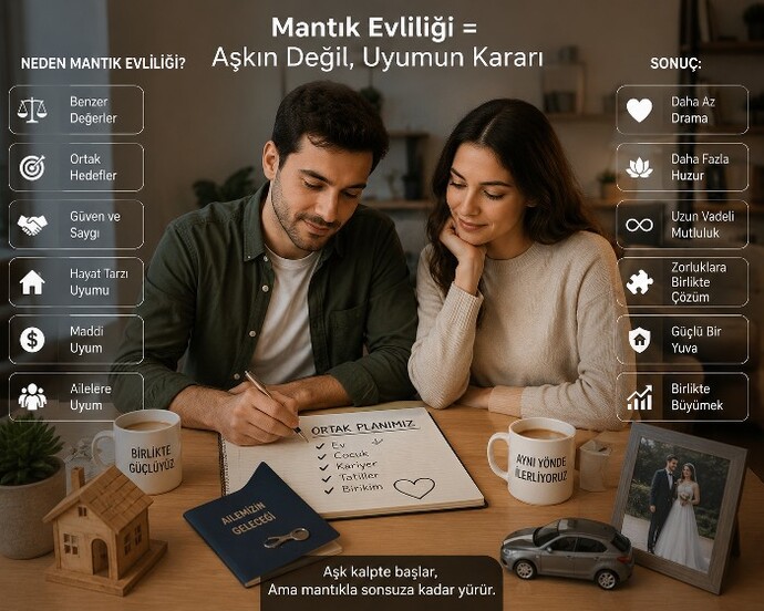 Mantık evliliği neye göre yapılır?