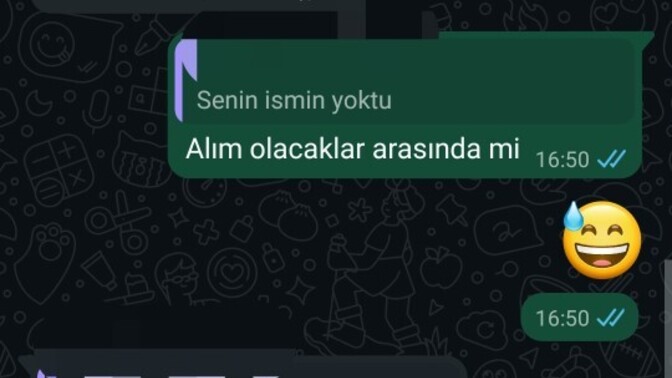 Bu işe alınmayacağım anlamına mı geliyor?