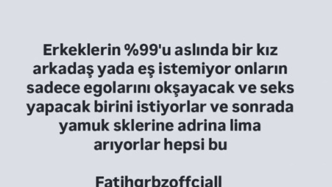 Karşı cinsten beklentiniz ne?