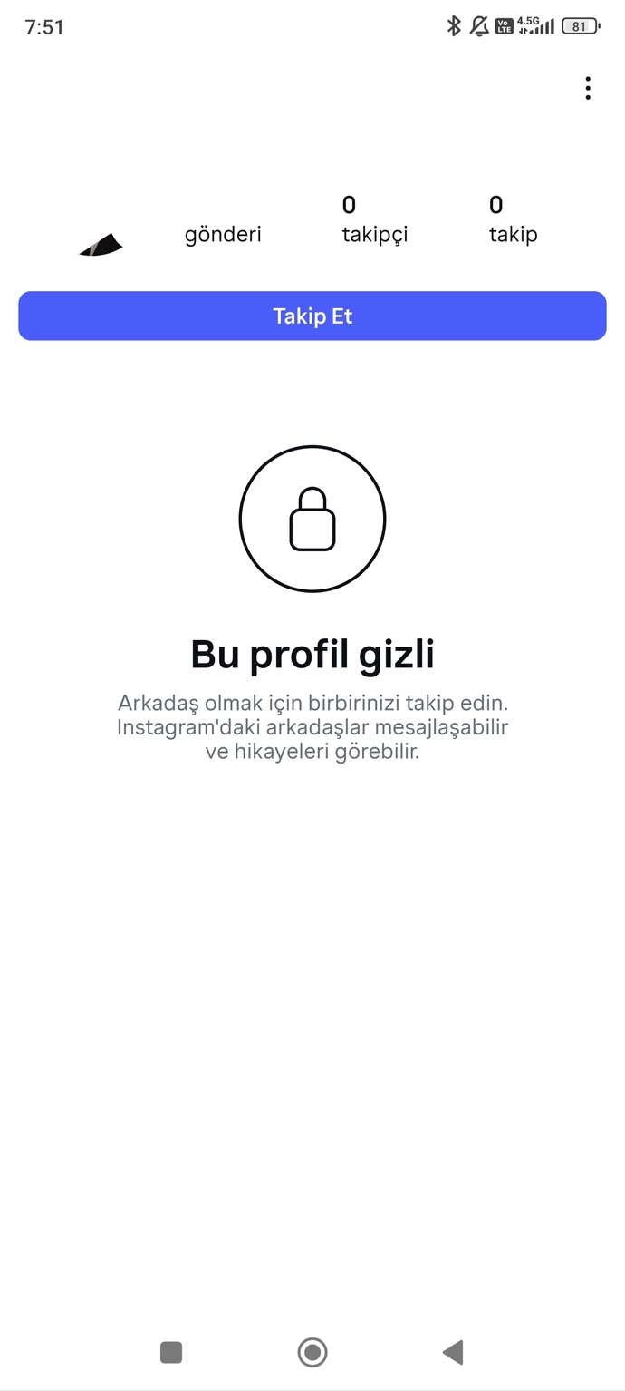 Instagram’da takipçi ve takip edilenler görünmüyorsa engellendim mi?