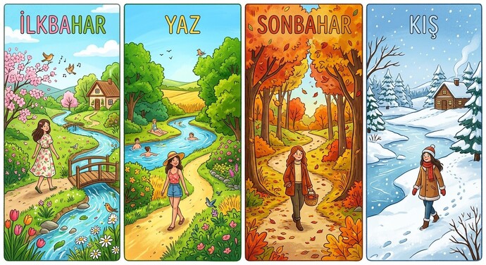 Siz hangi ayın ya da mevsimin insanısınız, ilkbahar mı yaz mı yoksa bambaşka bir mevsim mi?