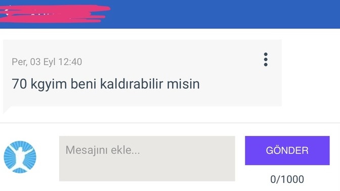 Bir erkek bir erkeğe niye bu mesajı atar?