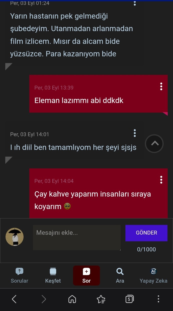 Yaptığınız işi seviyor musunuz?