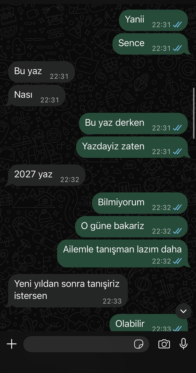Sizce bu çocuk benimle ciddi mi düşünüyor?