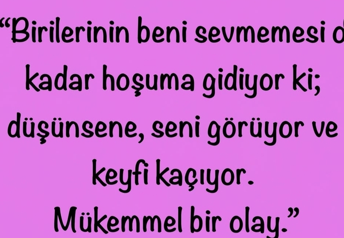 Birilerinin seni sevmemesi hoşuna gider mi?
