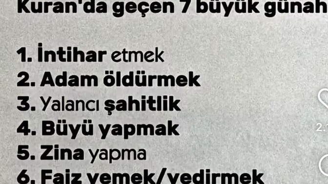 Bunlardan birisini yaptın mı?