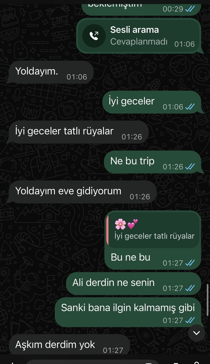 Sevgilimle konuşmak bana yetmiyor çok ilgisiz hissediyorum ne yapabilirim?