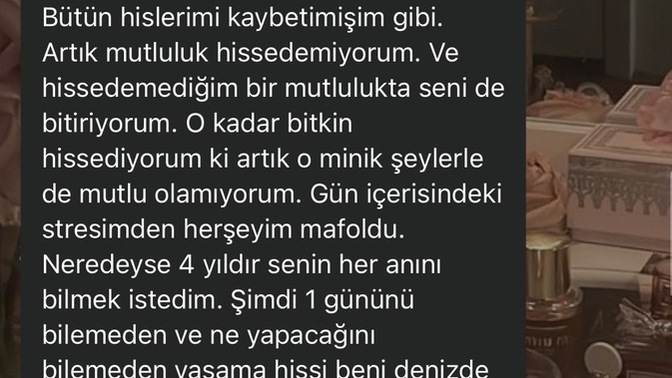 Böyle söyleyen bir erkek artık sevmiyor mudur?