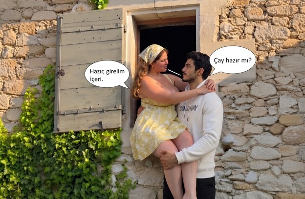 Tombul tombul biri misin?