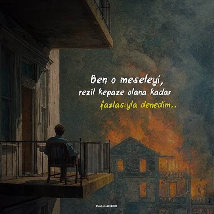 Rezil kepaze olmadan anlamak lazım bir şeyleri...