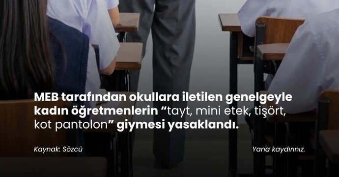MEBin, öğretmenler hakkında yayınladığı yeni genelge hakkında ne düşünüyorsunuz?