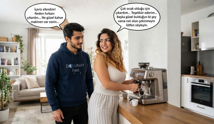 Evinizde kahve makinesi var mı?