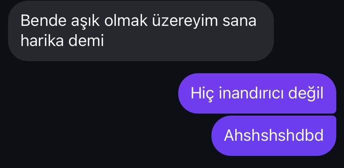 En son hangi mesajı aldınız?