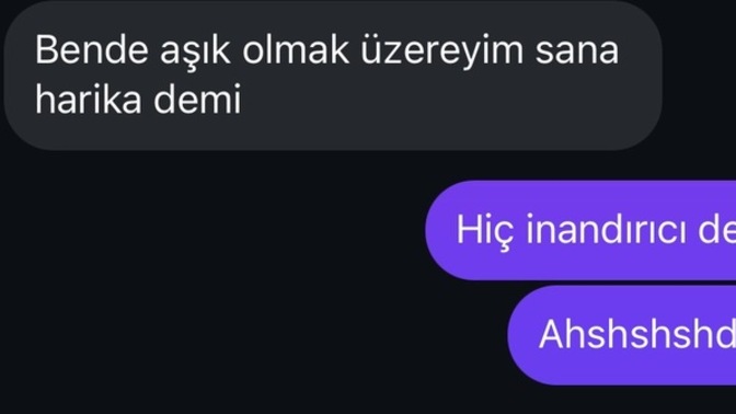 En son hangi mesajı aldınız?