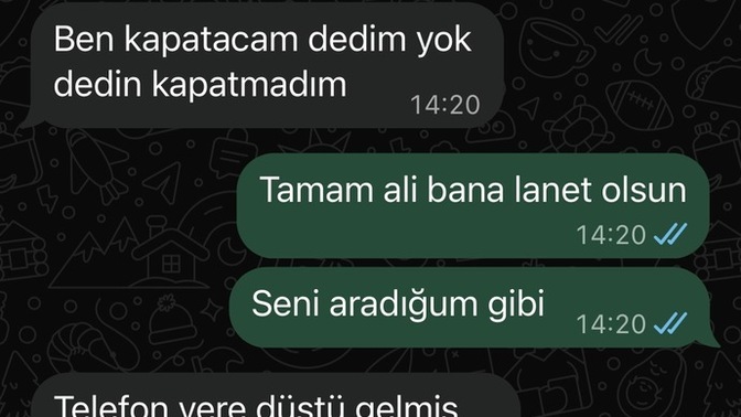 Sizce bana karşı çok kaba değil mi?
