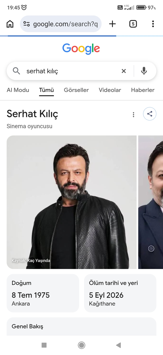 Seksenler dizisi den Serhat kılıç ergun plak öldü ne düşünüyorsunuz bu konuda?