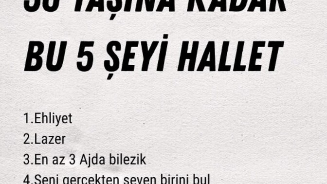 Şu anki yaşınıza kadar hayatta neleri başardınız, neleri yoluna koydunuz?
